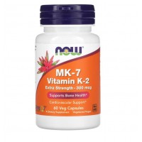 Now MK-7 Vitamin K-2 300mcg Extra Strength 60 vcaps