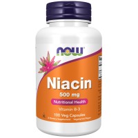 Now Niacin 500 mg 100 vcaps