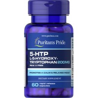 Puritan's Pride 5-HTP (L-5-Hydroxy-Tryptophan) 200 mg 60 caps