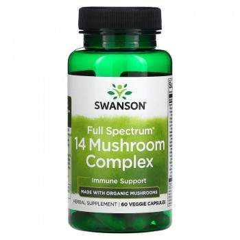 Swanson Full Spectrum 14 Mushroom Complex 60 vcaps