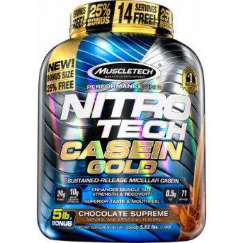 Muscletech Nitro Tech Casein Gold 2,3 kg