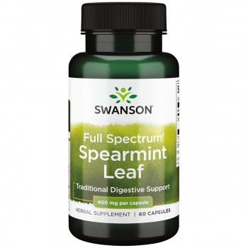 Swanson Full Spectrum Spearmint Leaf 400mg 60 caps