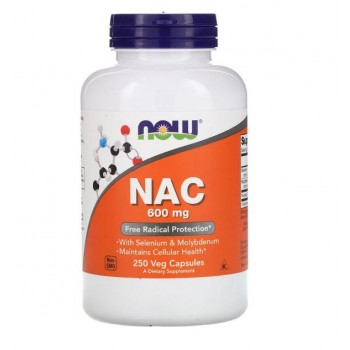 Now NAC 600 mg 250 veg caps