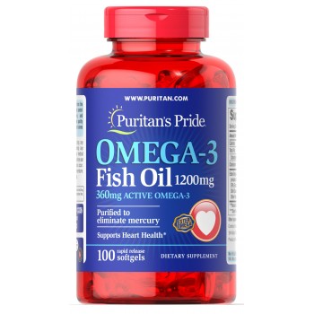 Puritan`s Pride Omega 3 Fish Oil 1000mg 100 softgels