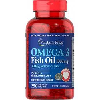 Puritan`s Pride Omega 3 Fish Oil 1000mg 250 softgel
