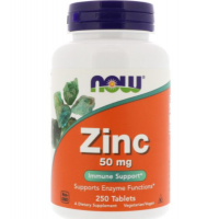 Now Foods Zinc 50 mg 250 tablets