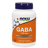 Now Gaba 750 mg 100 vcaps